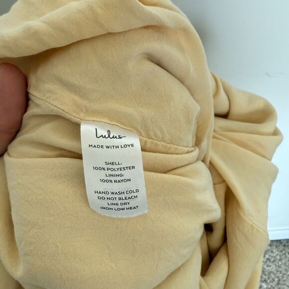 Lulus Womens Jacquard Backless Dress Small Cream Milkmade Fairycore Whimsigoth - Picture 6 of 8